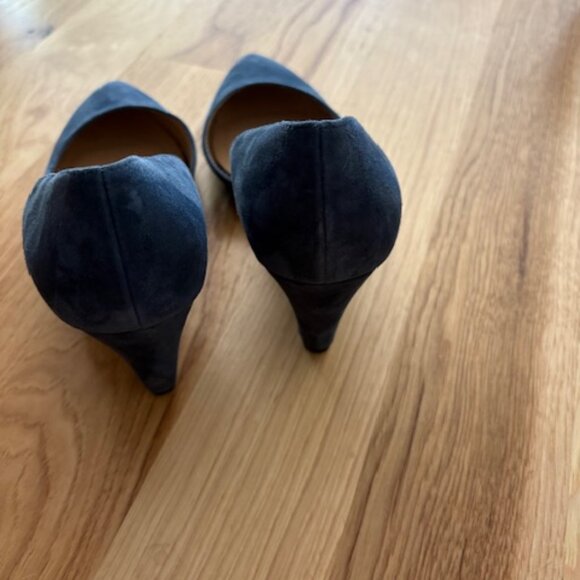 FRANCO SARTO SUEDE POINTED TOE WEDGE HEELS - Size 8 - Picture 5 of 5